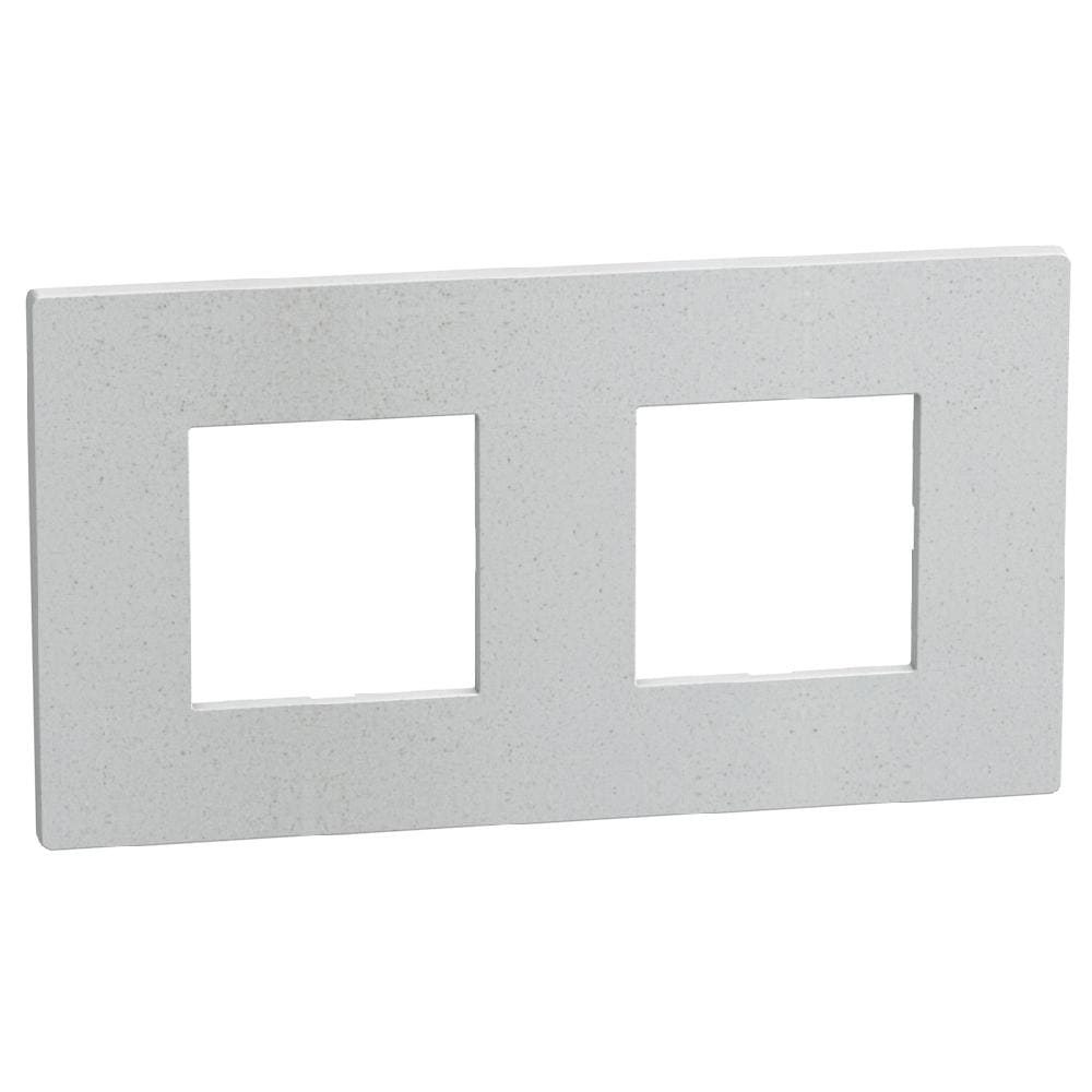 BTICINO - LW-PLACA 2X2M WHITE FIBER