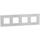 BTICINO - LW-PLACA 2X4M WHITE FIBER