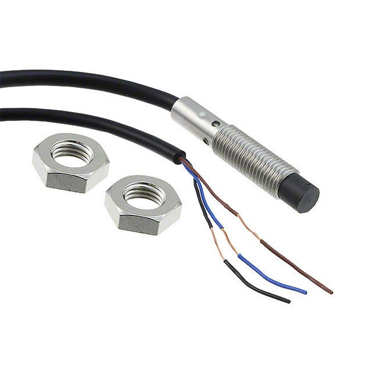 OMRON - E2B-S08KN04-WP-C1 2M  SOR.ITVO.INOX M8 NO ENRAS.4MM 3H NPN NA