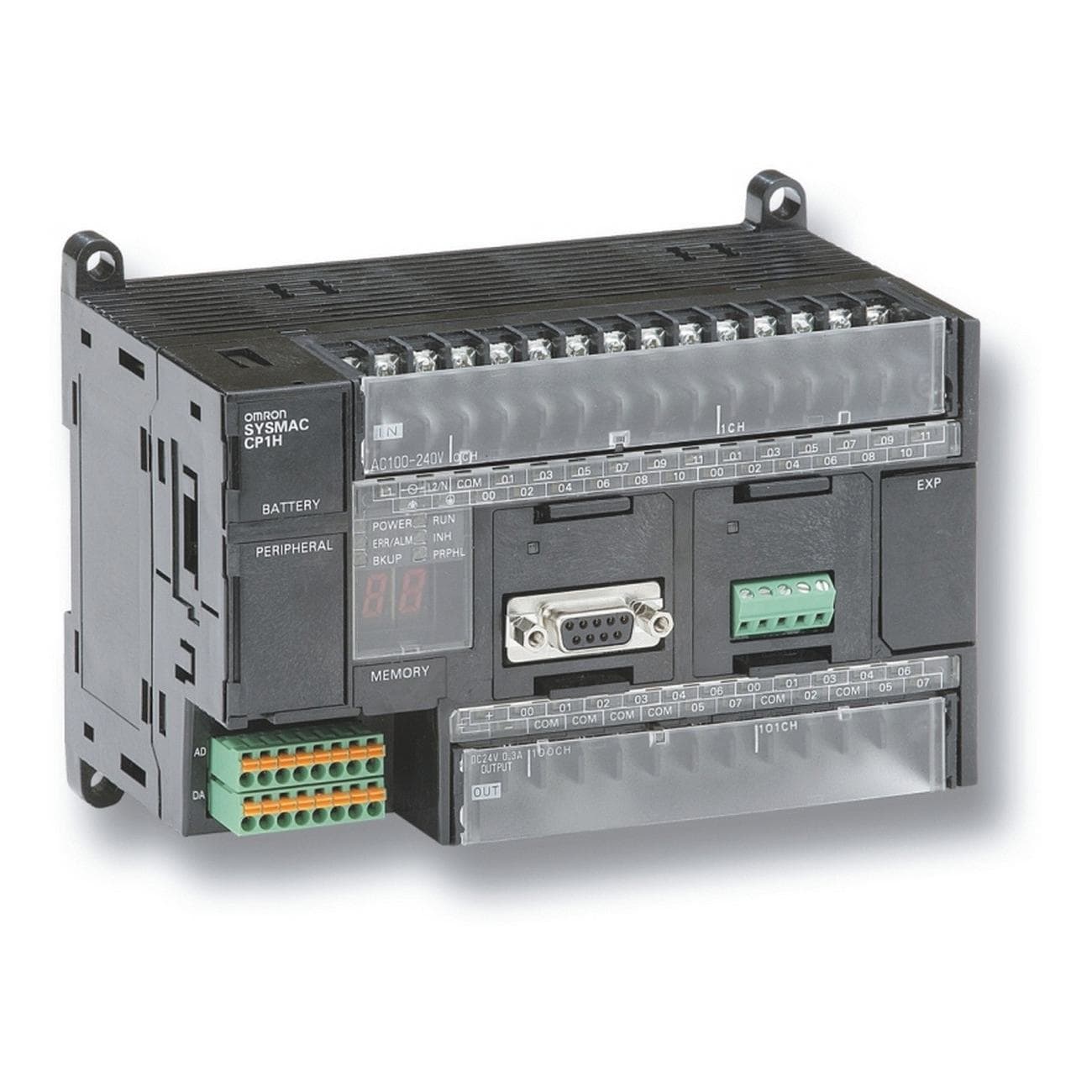 OMRON - CP1H-XA40DR-A  CPU 24/16 E/S CA SALIDAS RELÉ 4EA 2SA