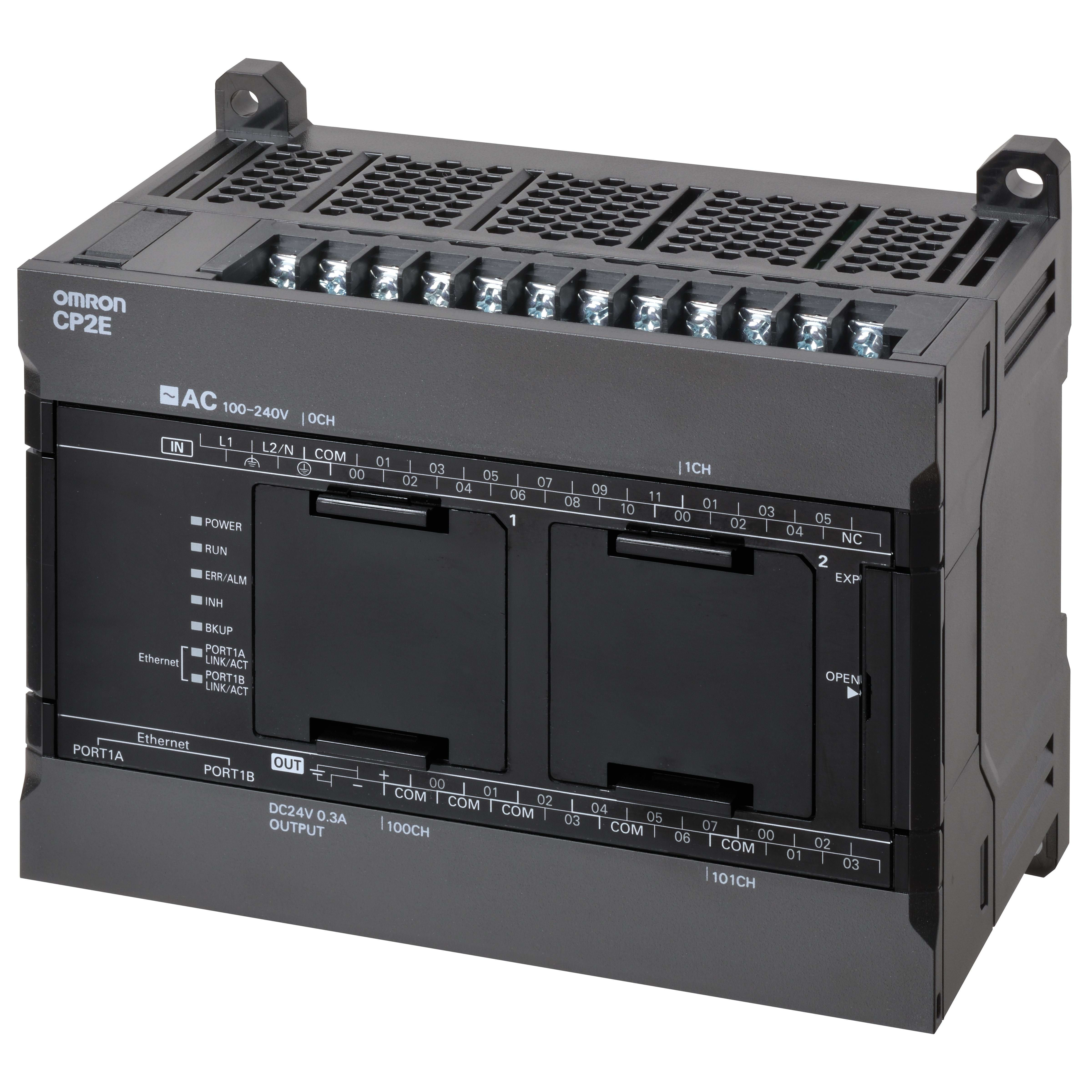 OMRON - CP2E-N30DT1-D  CTROLAD.PLC RED CMPTO.CP2E 18/12 PNP
