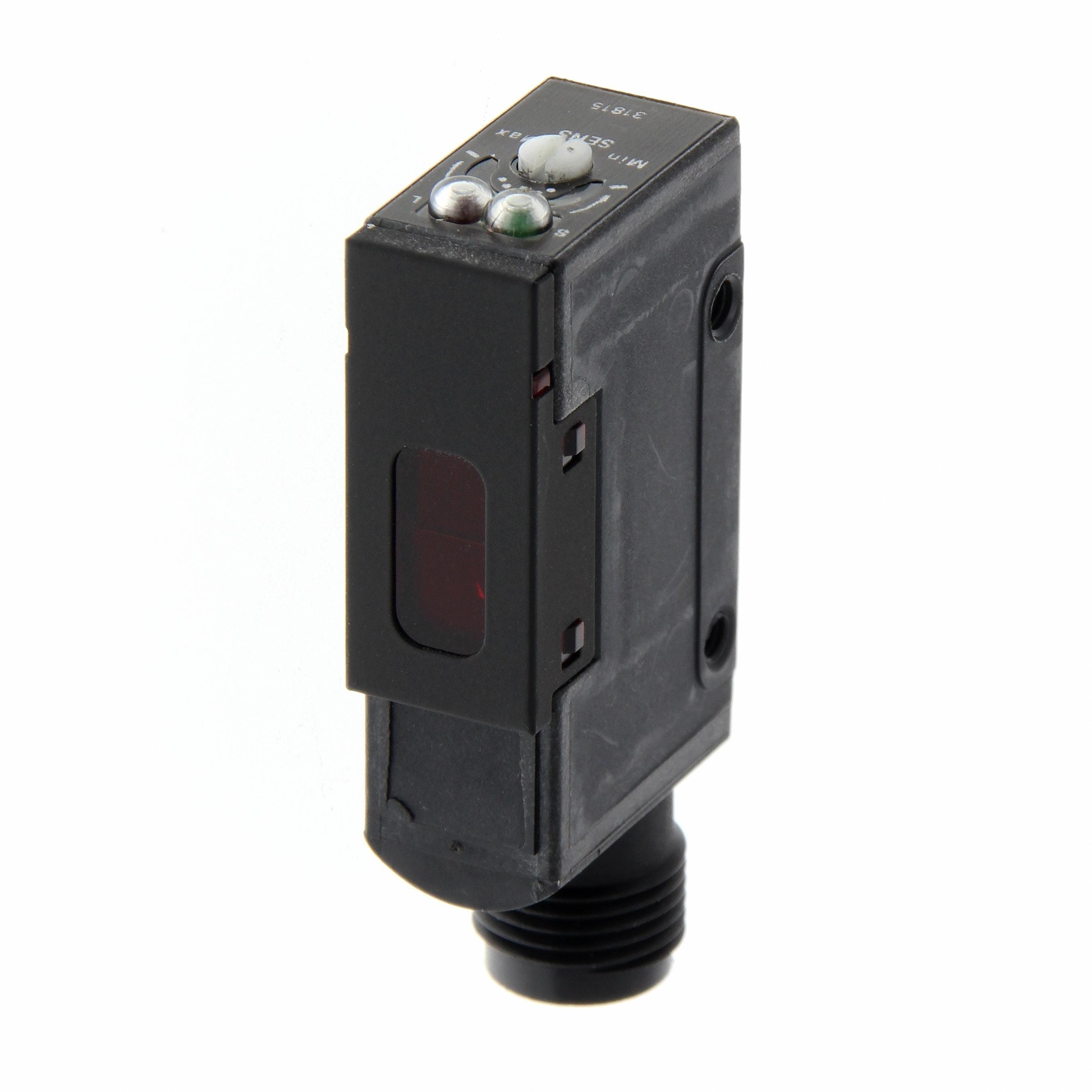 OMRON - Sensor objetos transparente 1m NPN vertical M12