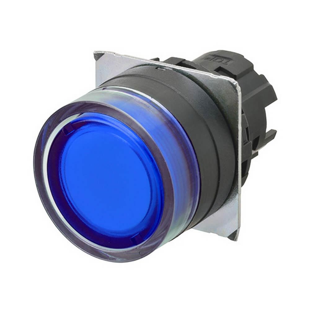 OMRON - A22NZ-BGM-TAA  SEL.22MM PLAST.PROTG.MOTNEO.TP LED AZ