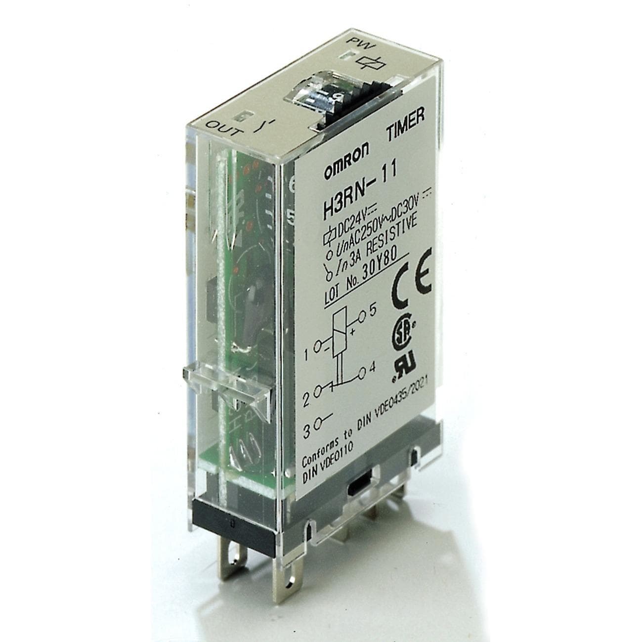 OMRON - H3RN-11 24VAC  TEMPORIZADOR 16MM SPDT 0.1MIN-10H 24V CA