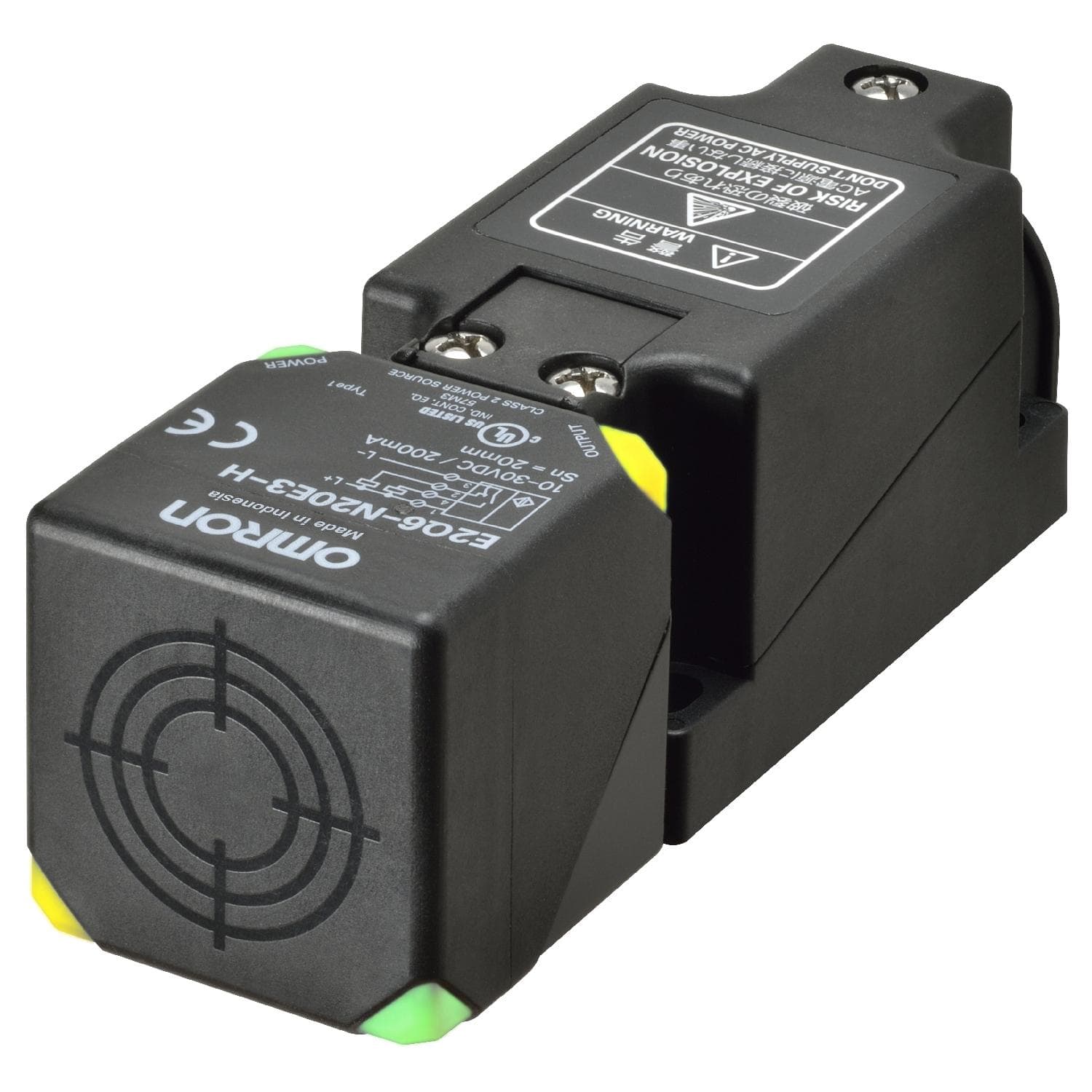 OMRON - E2Q6-N20F3-H  SOR.PROX.CUAD.CC 4H ENR 20MM PNP NA/NC