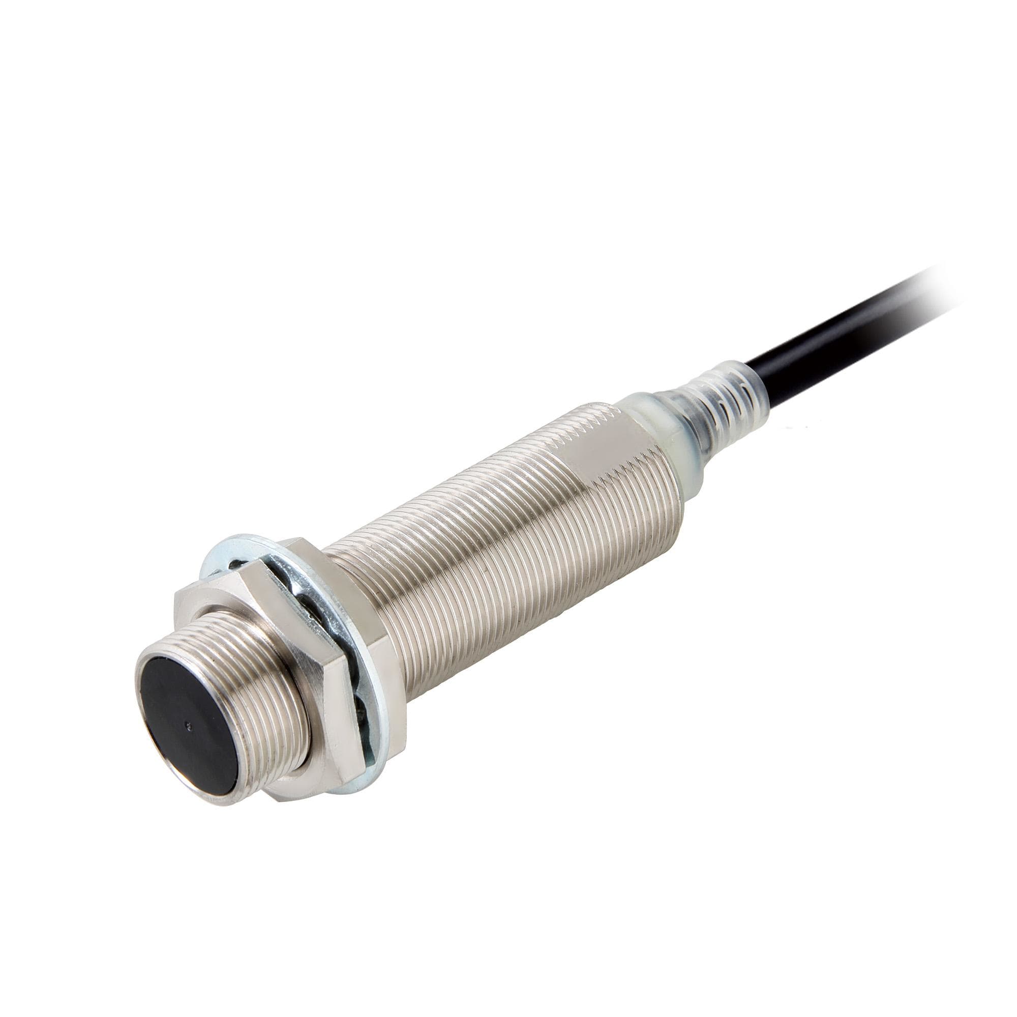 OMRON - E2EX8B1TL182MOMS SOR.PROX.ITVO.CPO.LGO.LATÓN-NÍQUEL M18 BLIN.8MM DC 3 CBL.PNP NO IO-LINK COM3 2M