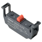 OMRON - A22NZ-S-P1B ACCESORIO A22NZ BLOQUEO CONTACTOS SPST-NC NARANJA PUSH-IN+