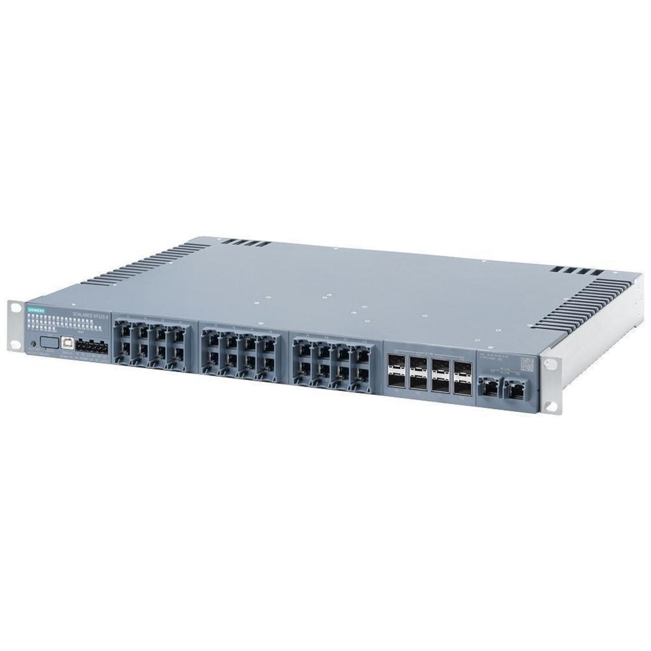 SIEMENS - SWITCH,SCALANCE XR326-8,MANAGED IE RACK 19 ,24 PTO.RJ45 100/1000 MBITS/S,2 PTO