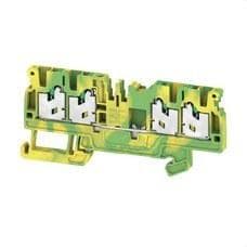 WEIDMÜLLER - BORNE DE PASO AS4C 2.5MM VERDE/AMARILLO