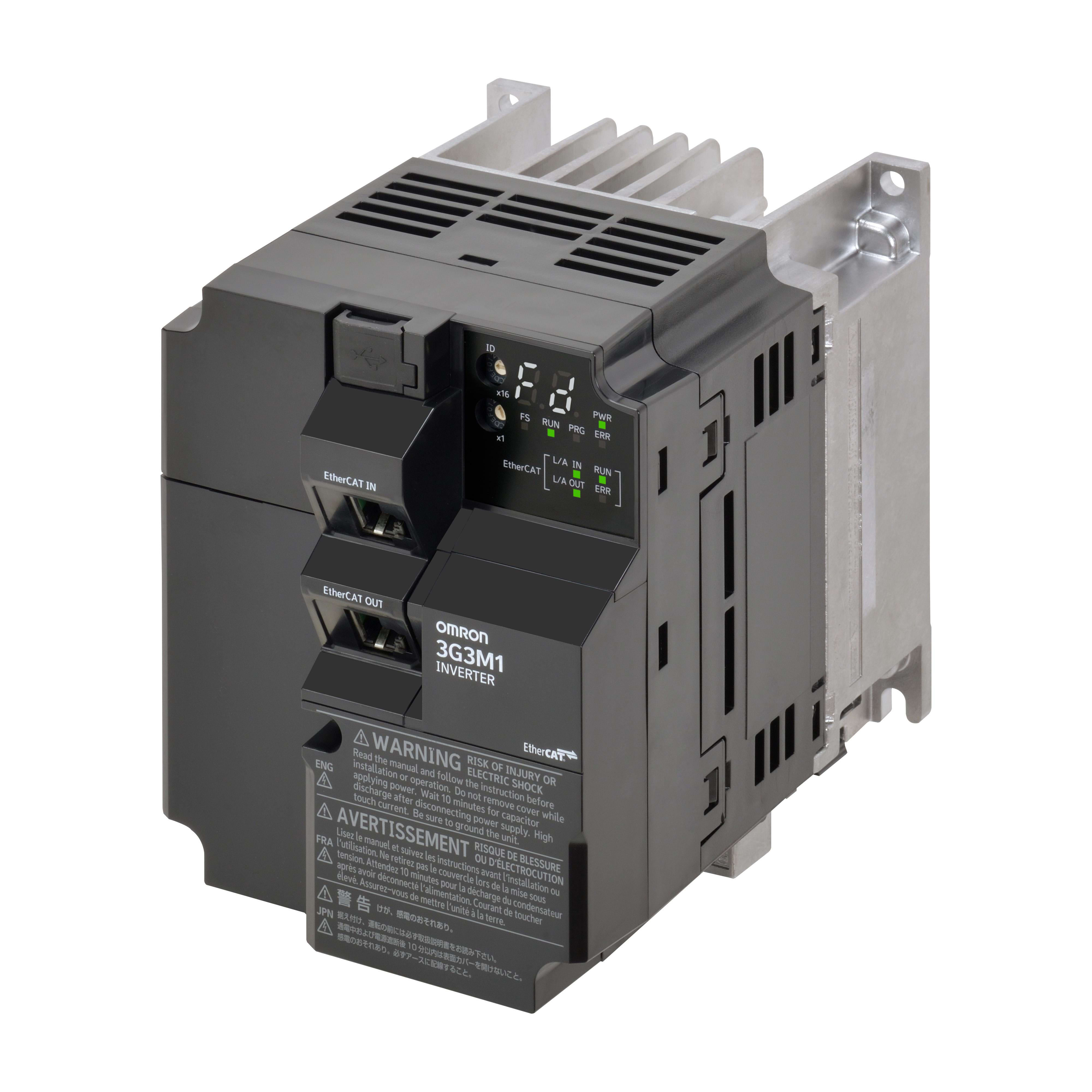 OMRON - 3G3M1-A4007-ECT  VAR.M1 AC 0,7/1,1KW(HD/ND)3,4/4,1A