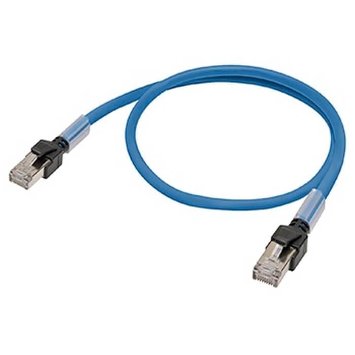 OMRON - XS6W-6LSZH8SS200CM-B  CABLE ETH.F/UTP CAT.6 RECUB.LSZH 2M AZ