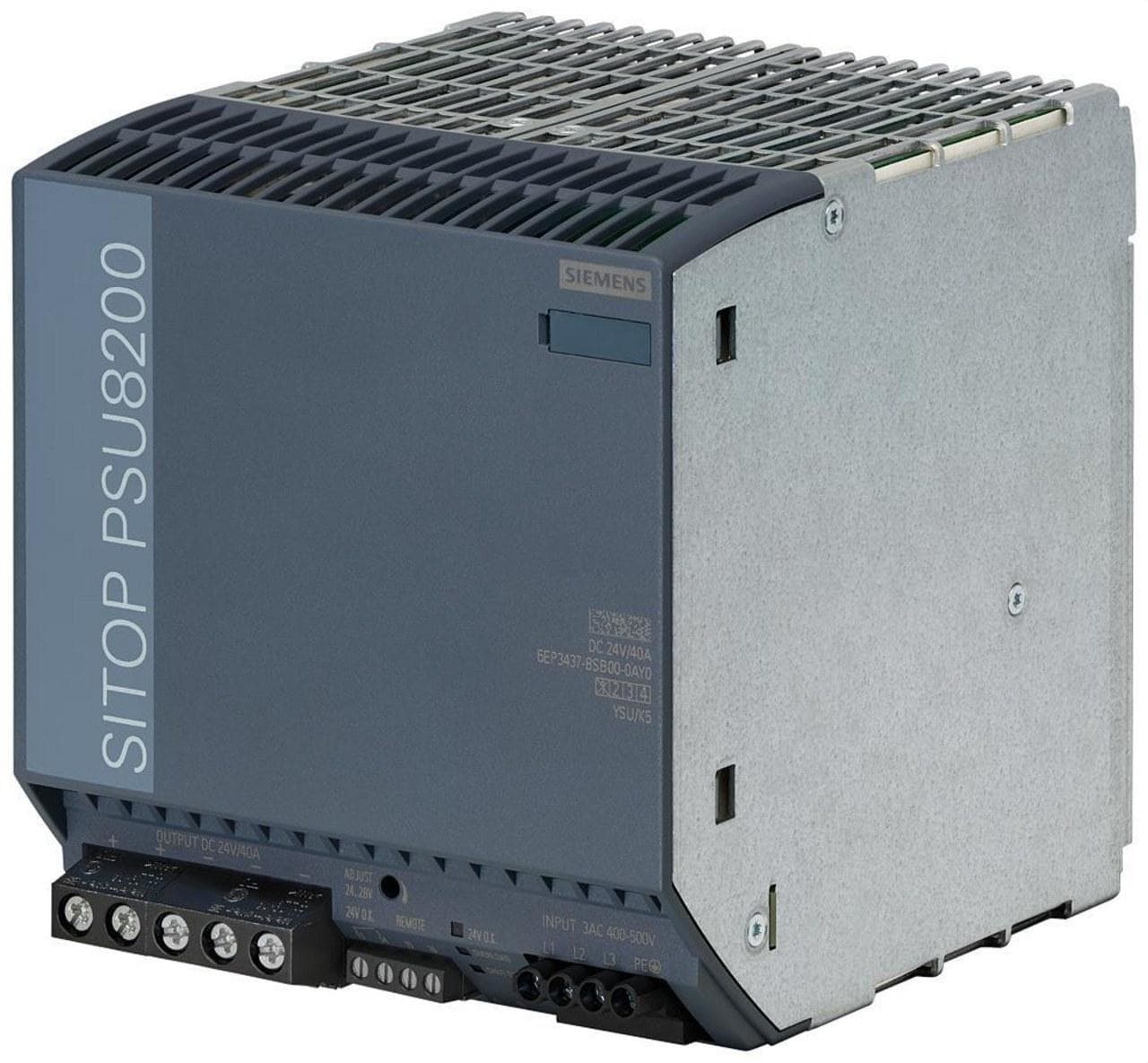 SIEMENS - Fuente de alimentación salida: DC 24V/40A, entrada (trifásica): 3 AC 400-500V estabilizada SITOP modular