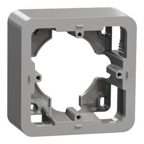 Schneider Electric - CAJA DE SUPERFICIE UNICA PRO DE 1 MÓDULO ALUMINIO