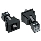 WAGO - CONECTOR M S.890 SNAP-IN 2P NG.