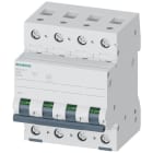 SIEMENS - Interruptor automático 5SL4 10kA curva-C 4 polos 0,3A 70mm