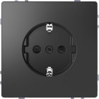 Schneider Electric - Enchufe Schuko, D-Life, 2P + E, 16A, terminales con conexión por tornillos, Antracita