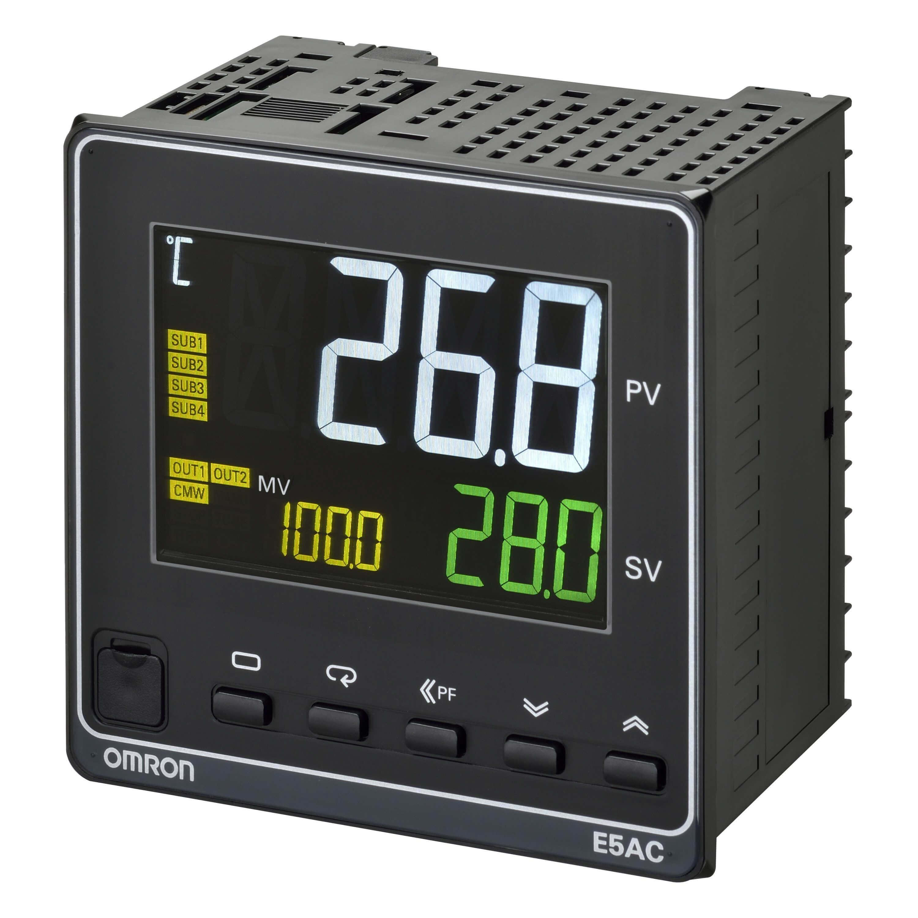 OMRON - Entrada universal E5ACRR4A5M000 4 alarmas 2 salidas relé