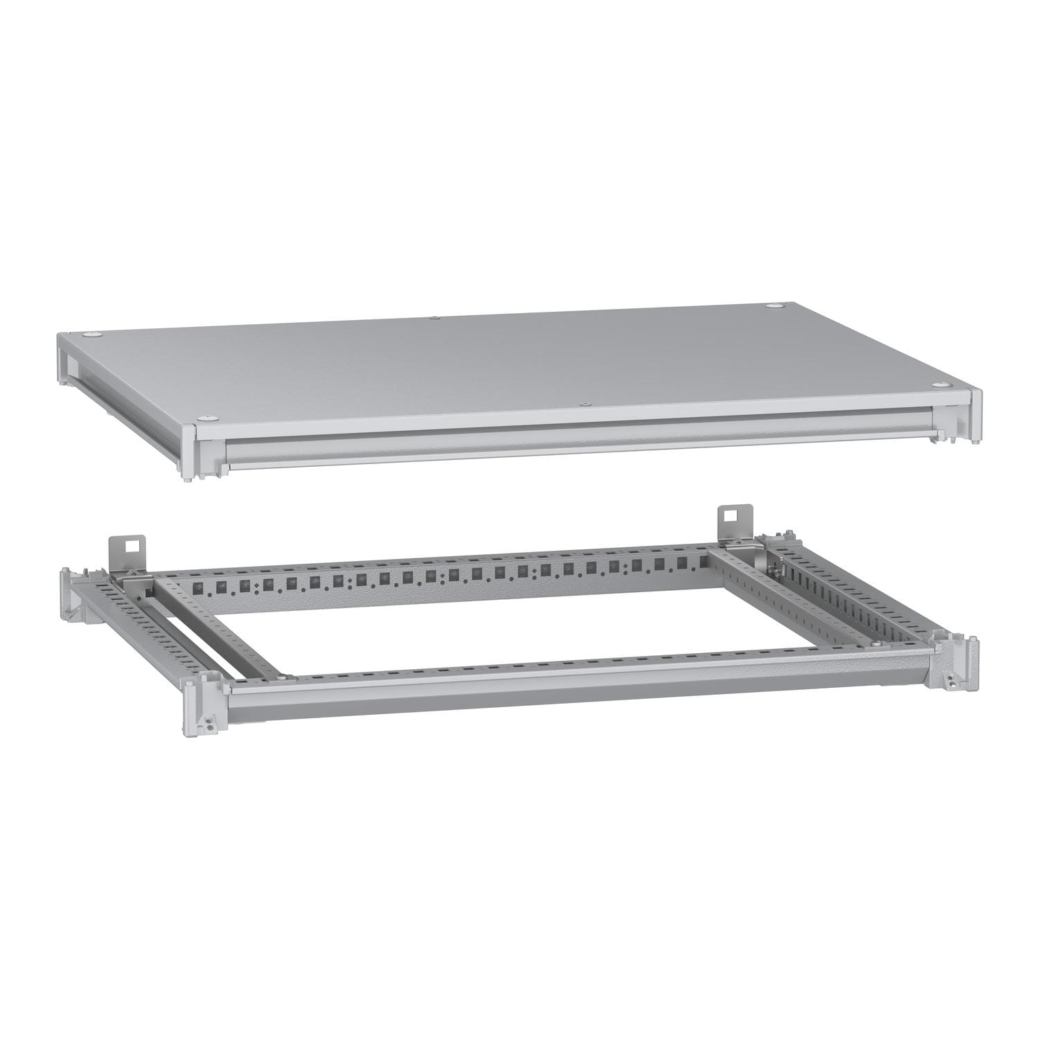 Schneider Electric - Marco superior e inferior para armario PanelSeT SFN An 800 L 600 mm, techo incluido
