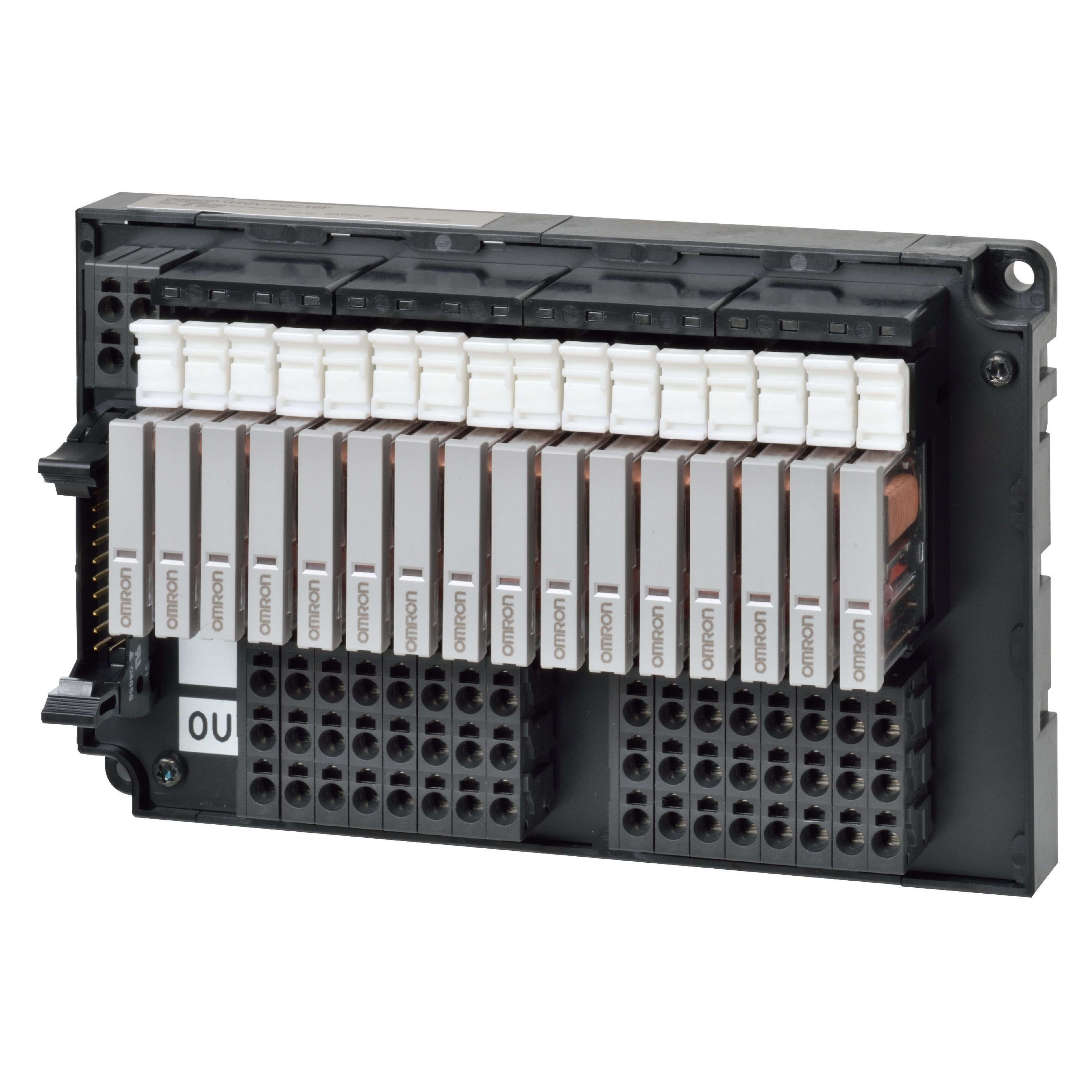 OMRON - G70V-SOC16P  BLOQUE 16 RL.G2RV SAL.PLC NPN PUSH-IN+