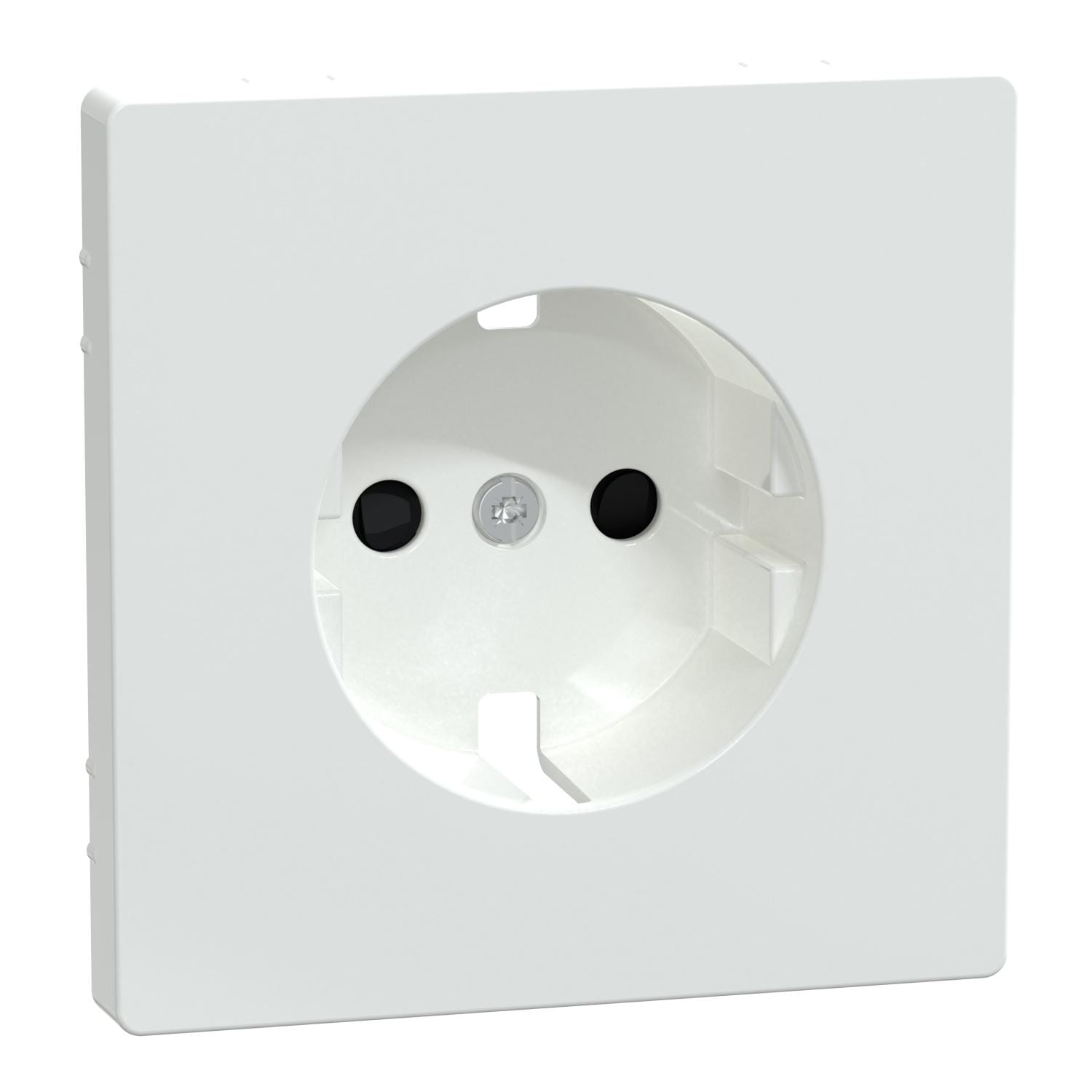 Schneider Electric - Tecla enchufe accesoria para schuko D-Life, Blanco Artico