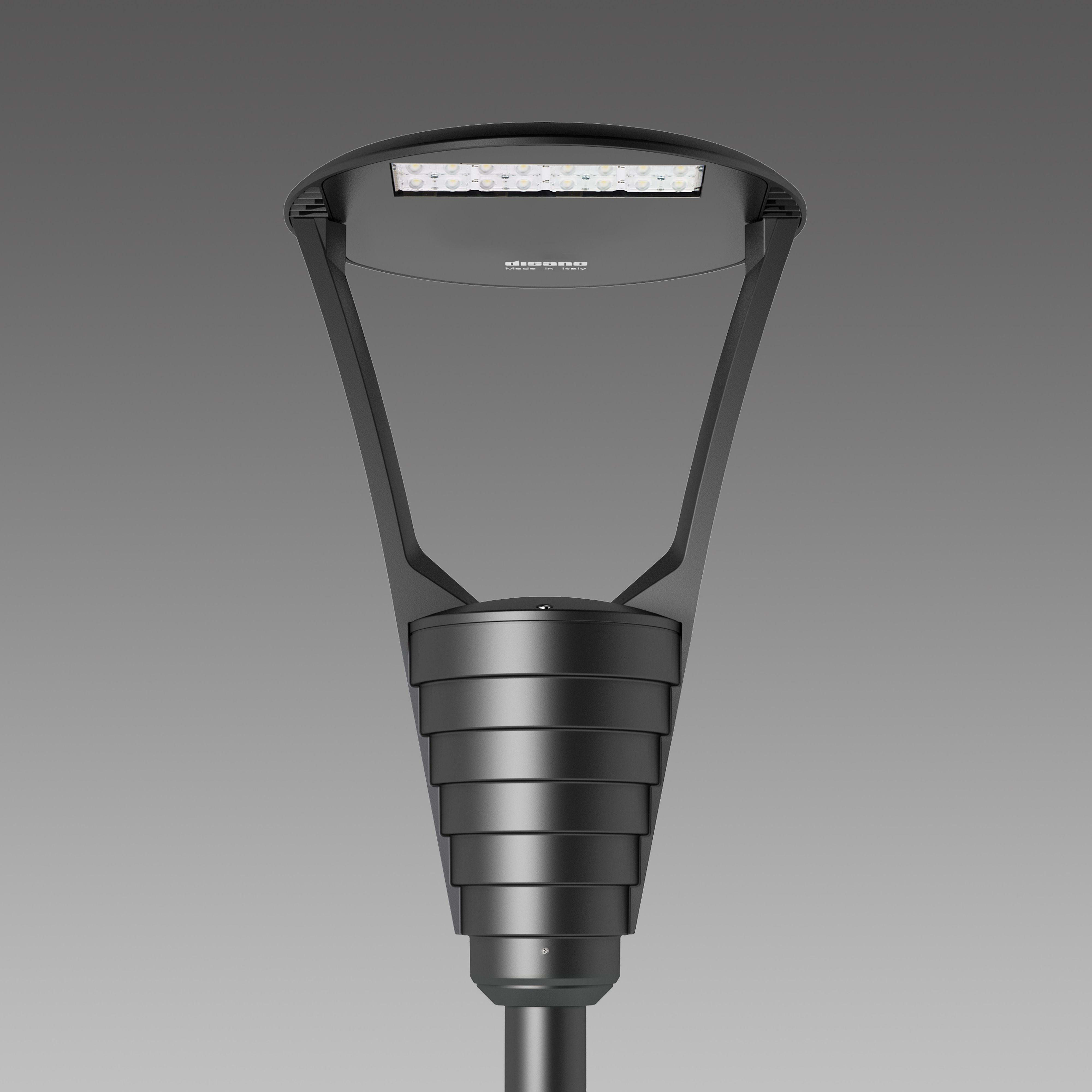 DISANO - Luminaria vial 3351 GARDA LED 24W CLD CELL antracita 3000K