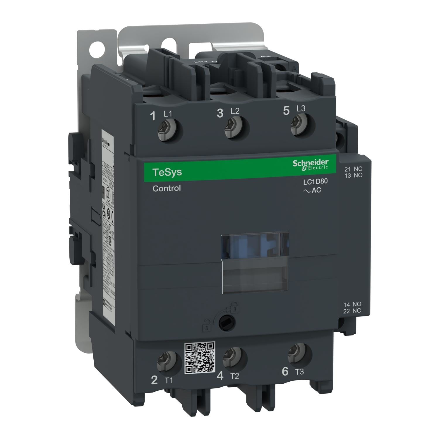Schneider Electric - Contactor Tesys D - 3P(3 NA) - AC-3 - <= 440 V 80 A - 42 V CA 50/60 Hz bobina