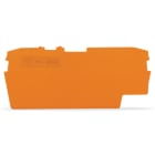 WAGO - Placa final e intermedia;espesor 1 mm;naranja