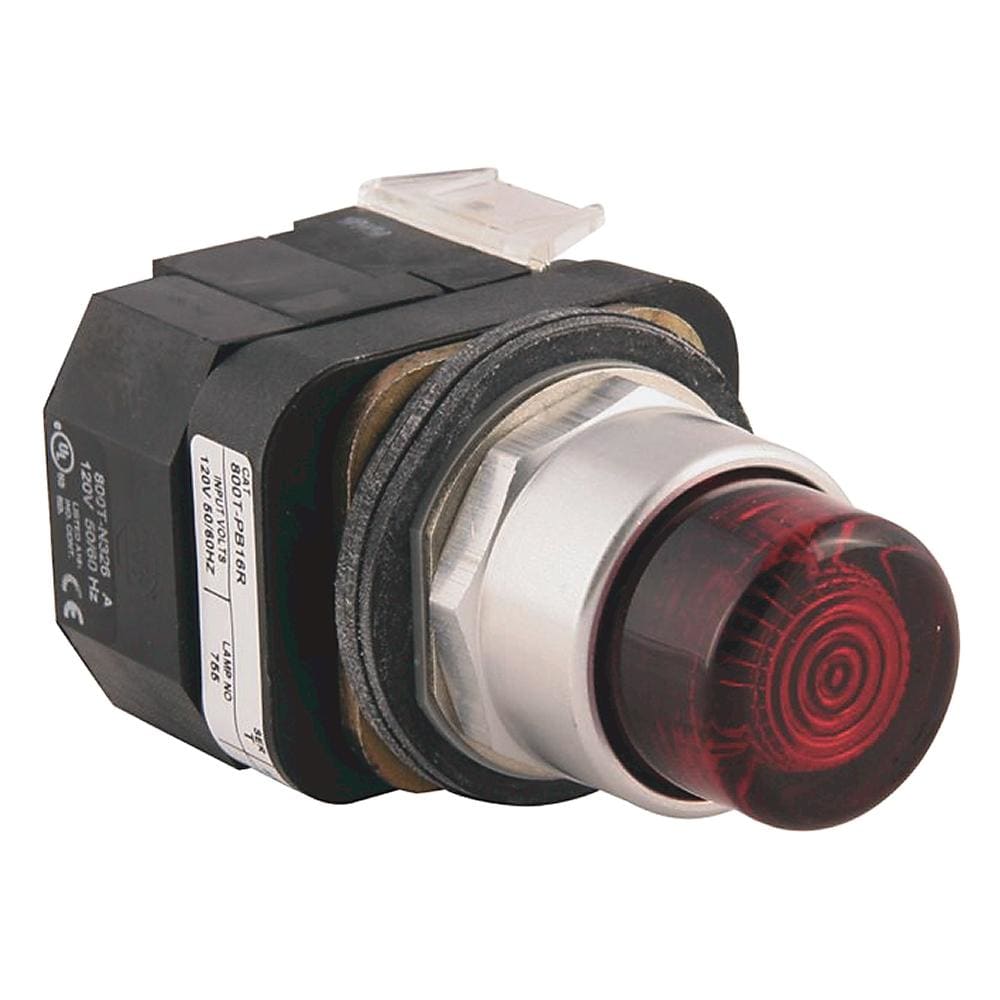 ROCKWELL - BOTÓN PULSADOR ILUMINADO 800T-QB24W 30mm