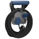 SIMON - PROLONGADOR DE PARED EXPERT 10M H05RR-F 4G1.5MM² 16A 230V~ NEGRO/GRIS/AZUL SIMON