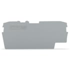 WAGO - Placa final e intermedia;espesor 1 mm;gris