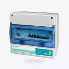 TOSCANO - Cuadro de protección salida inversor 4x20A 300mA 400/230V AC trifásica transitorio 15kA y permanente