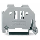 WAGO - Tope de cierre sin tornillos;Ancho 10 mm;para carril DIN 35 x 15 y 35 x 7,5;gris