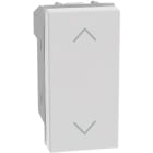BTICINO - Conmutador doble para persianas Light Now - 1 módulo - Blanco