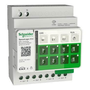 Schneider Electric - SpaceLogic KNX DALI Broadcast Master 4 canales/32