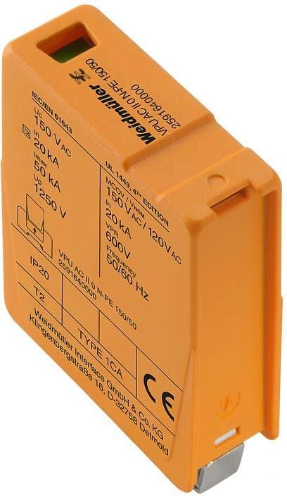 WEIDMULLER - Descargador de sobretensiones VPU AC II US 0 277/50