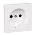 Schneider Electric - Tecla enchufe accesoria para schuko System M, Blanco Activo Antibacteriano