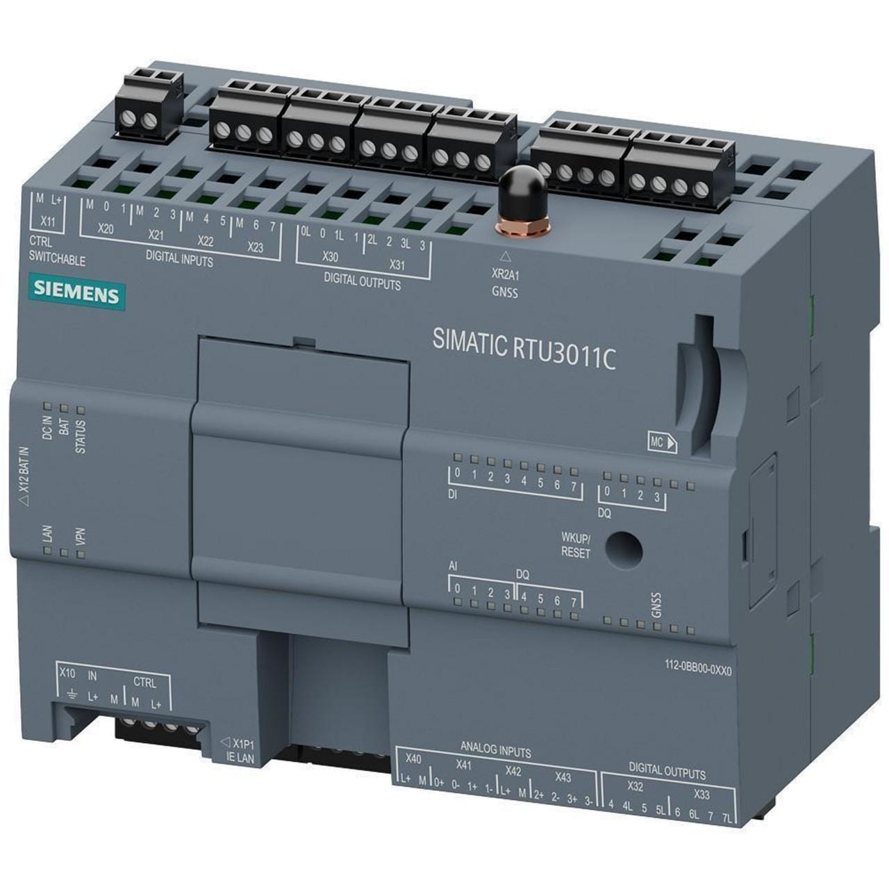 SIEMENS - SIMATIC RTU3011C COMPACTA RTU DE BAJA POTENCIA, ALIMENTADA POR BATERÍA O ALIMENTADA POR ENERGÍA SOLA