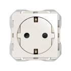 SIMON - Base de enchufe schuko clean modular 16A 250 V~ con sistema de embornamiento a tornillo blanco Simon 270