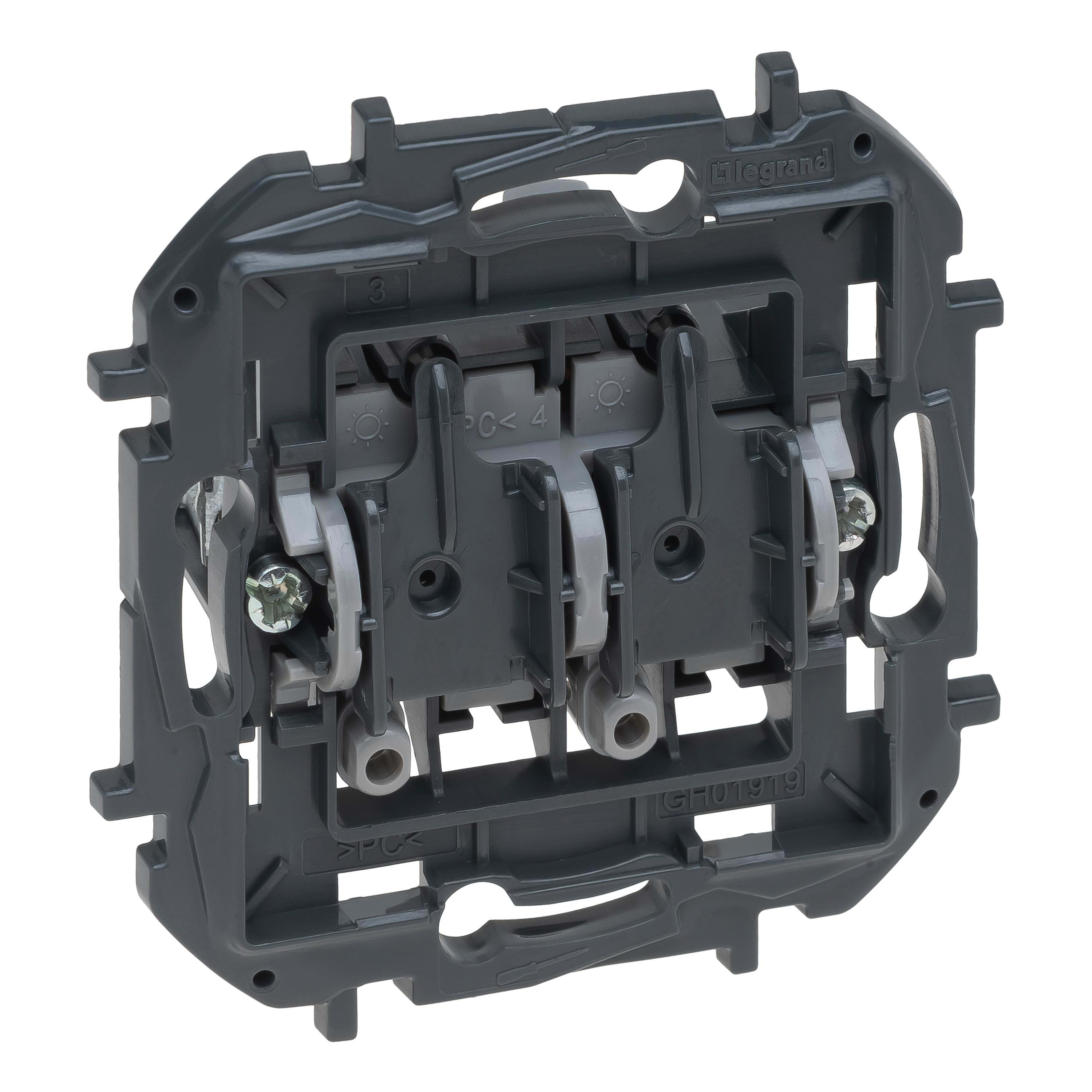 LEGRAND - Pulsador inversor doble Niloé Step - 6A - 250V~