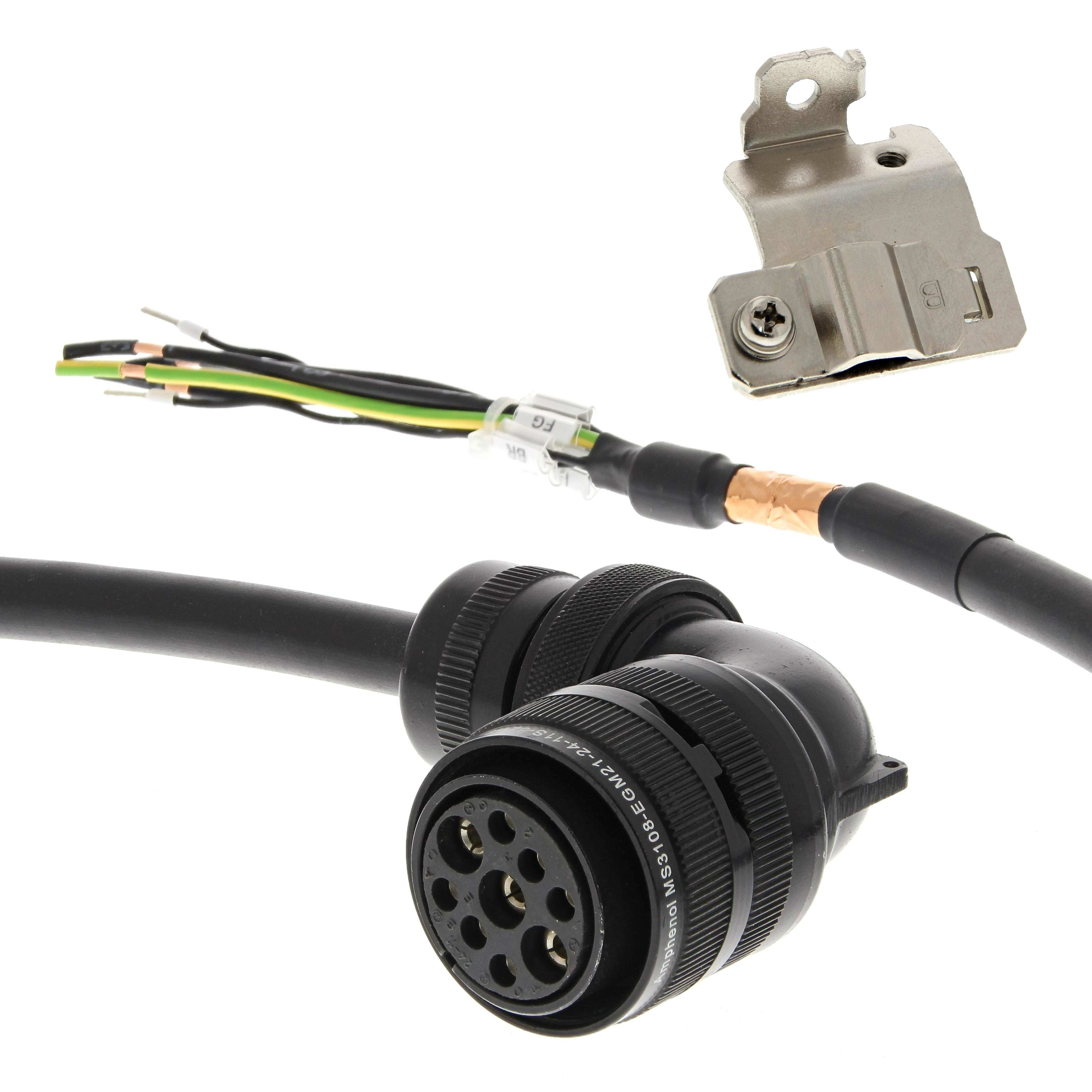 OMRON - R88A-CA1E005BF-E  CABLE POT.1S SERVO FRENO 400W-3KW 5M