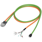 SIEMENS - CABLE DOBLE CONFECCIONADO 4 X 0,75 + 2 X 0,38/3 X 2 X 0,25 PARA MOTOR S-1FL2 SH20/30/40 CON S200, MO