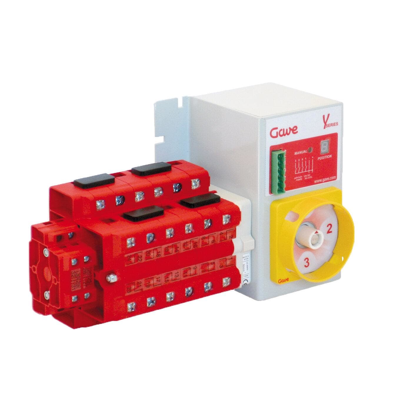 GAVE - CONMUTADOR MOTOR.MULTIFUE. 4P 100A 230VAC