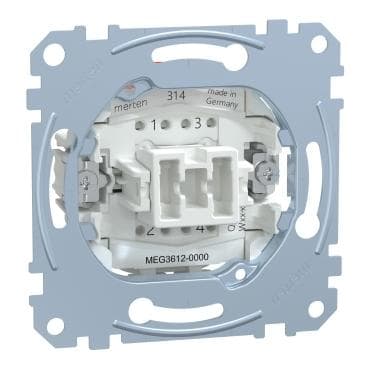 Schneider Electric - Interruptor Bipolar,16AX, terminales de conexión rápida compatible con System M y D-Life