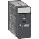 Schneider Electric - Relé de interfaz enchufable - HARMONY rxg - 2 c/o estándar - 48 v ac - 5 a - con led