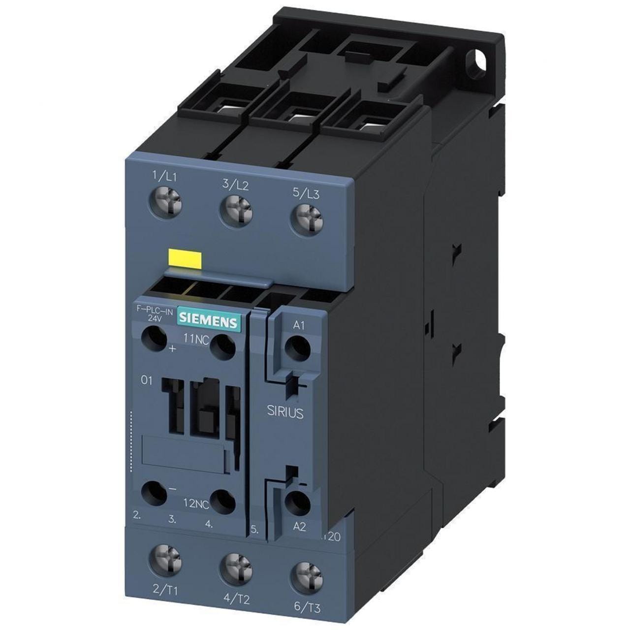 SIEMENS - CONTACTOR DE POTENCIA, AC-3E/AC-3, 80 A, 37 KW/400 V, TRIPOLAR, 175-280 V AC/DC, 50/60 HZ, CON VARIS