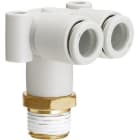 SMC - KQ2LU06-02NS  RACOR CODO MACHO DOBLE, ORIENT