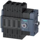 SIEMENS - Interruptor seccionador 80A tamaño 1 4P accionamiento lateral derecho aparato base sin maneta borne tipo marco