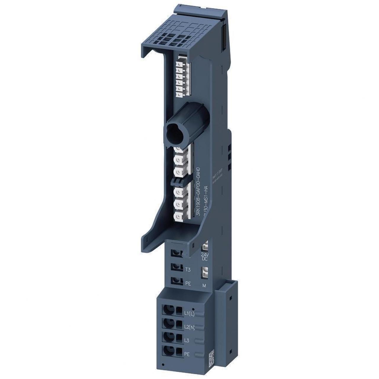 SIEMENS - Base Unit para arrancador de motor ET 200SP para uso sistema ET 200SP HA con alimentación 24V 500V tapa bus