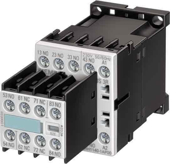 SIEMENS - CONTACTOR AUXILIAR 4NA+4NC AC 230V S00 TORNILLO