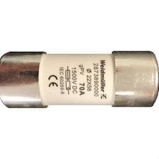 WEIDMULLER - Cartucho de fusible WSFL 22x58 70A 1K5V GPV